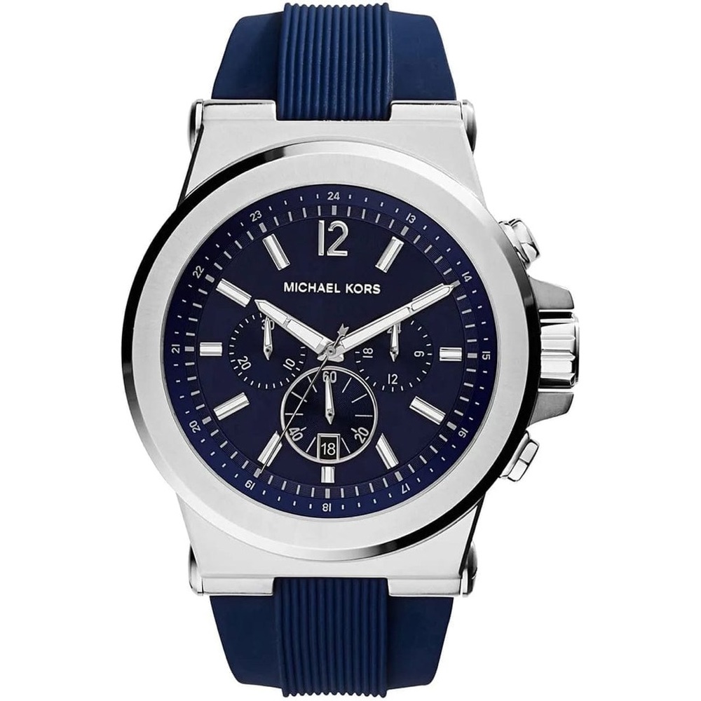 Michael Kors Dylan Chrono 48mm Navy Blue Men's Watch - Picture 10 of 10